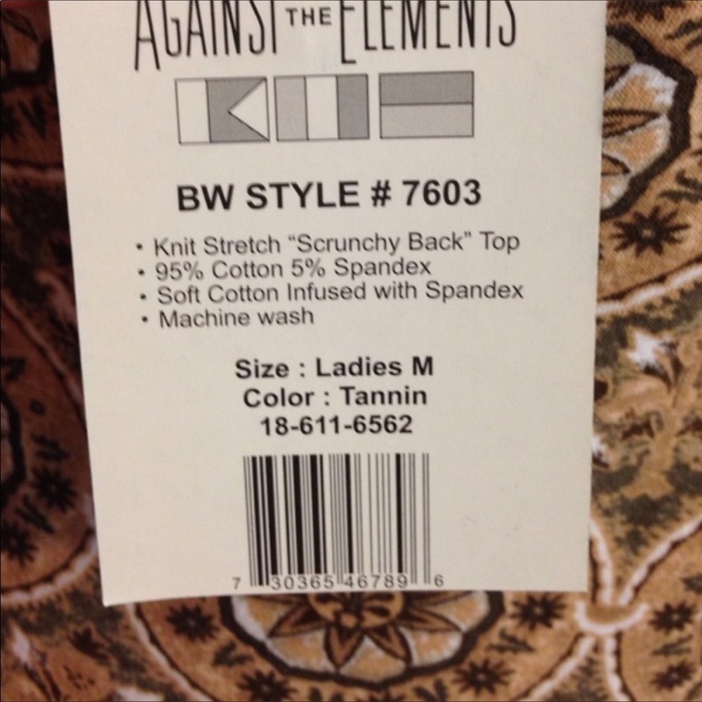 *🆕 Against The Element Knit Stretch Top M - Picture 3 of 4